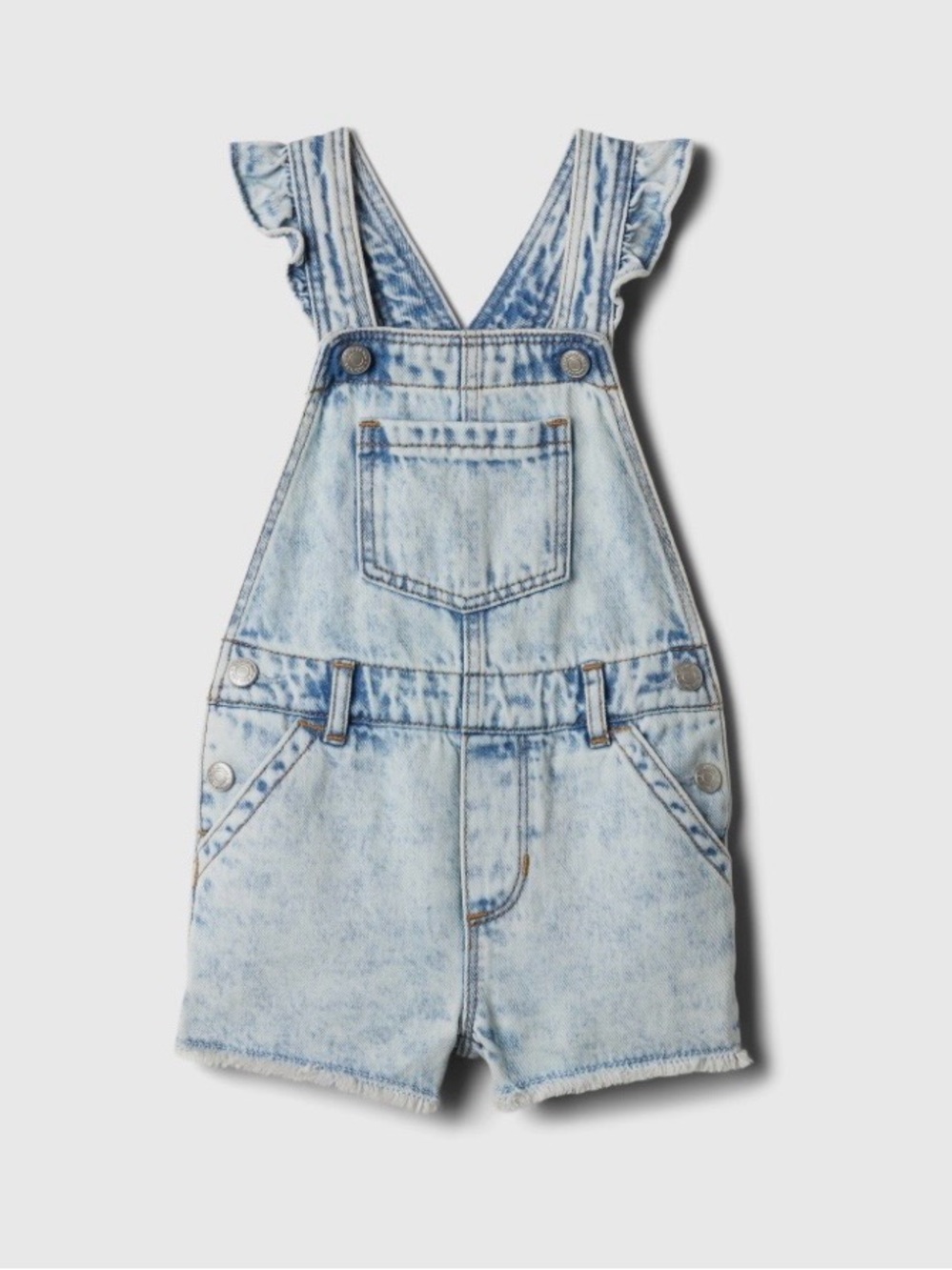 NWT babyGap Low Stretch Indigo Denim Shortalls 4T 5T